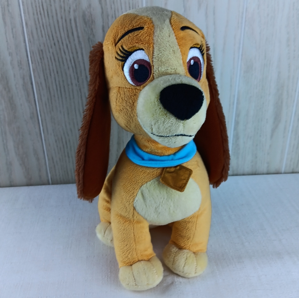 Disney Dog Plush Lady & the Tramp Stuffed Animal Toy Soft Pillow Room Decor